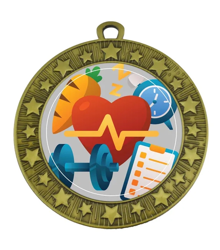 Health and Fitness Medals Health and Fitness Medals